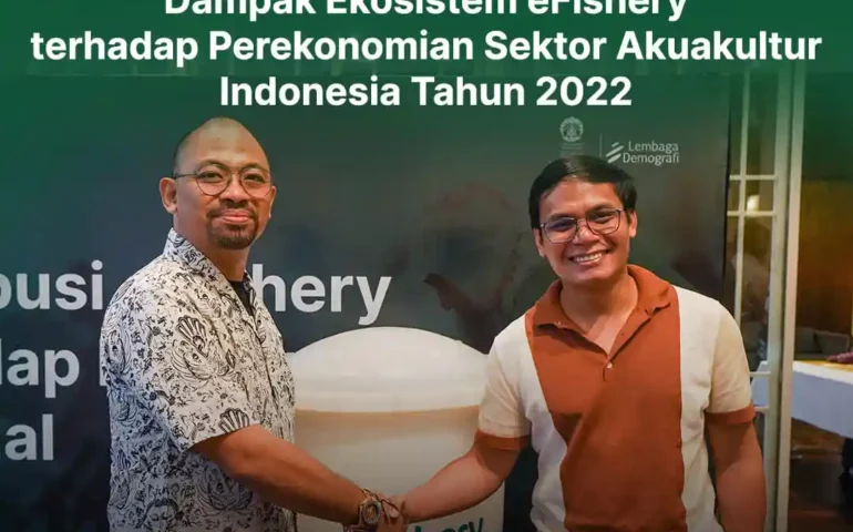 efishery sumbang 3,4 triliun terhadap PDB sektor akuakultur indonesia tahun 2022