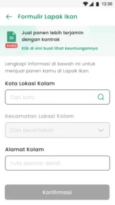 formulir lapak ikan