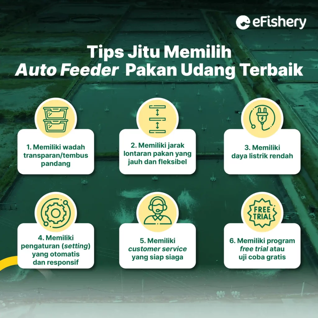 tips jitu memilih auto feeder pakan udang terbaik