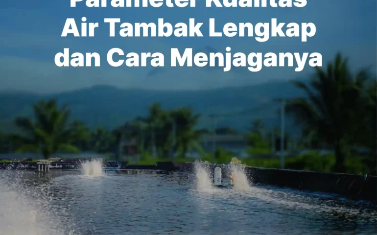 parameter kualitas air tambak udang dan cara menjaganya