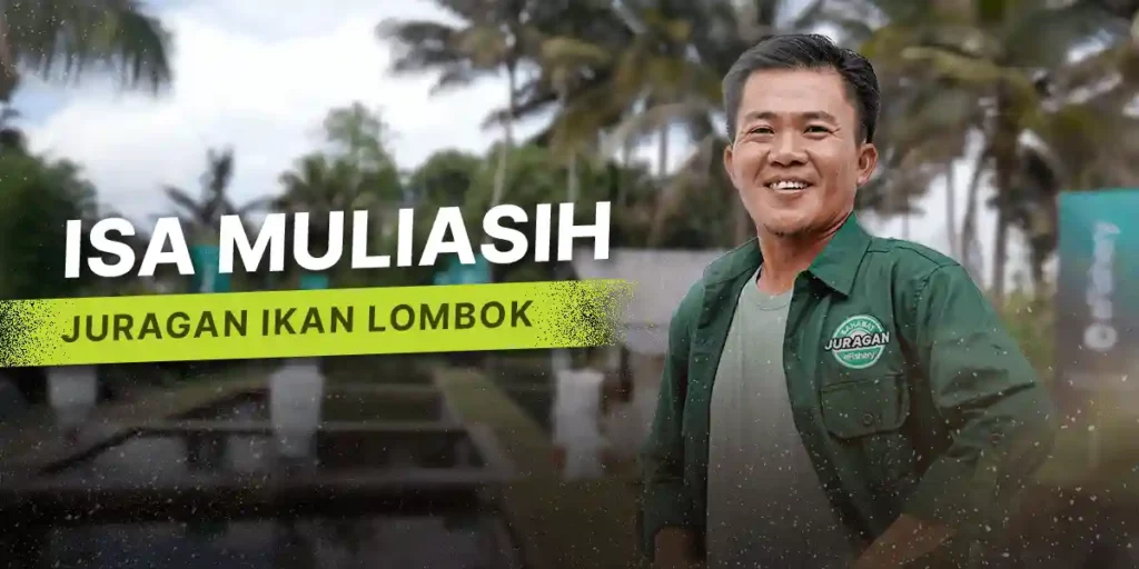 isa muliasih petambak ikan dari lombok