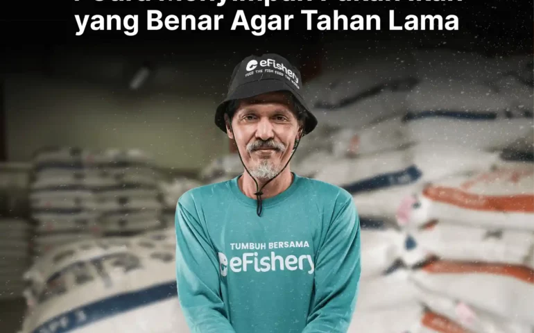 cara menyimpan pakan ikan