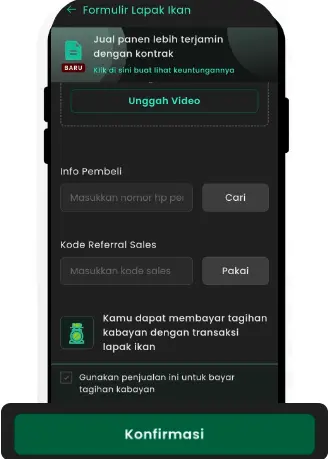 cara jual ikan di efishery