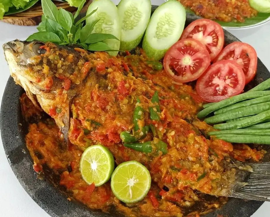 cobek ikan nila