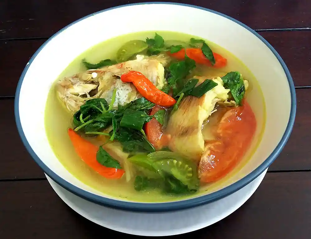 sop ikan nila kemangi