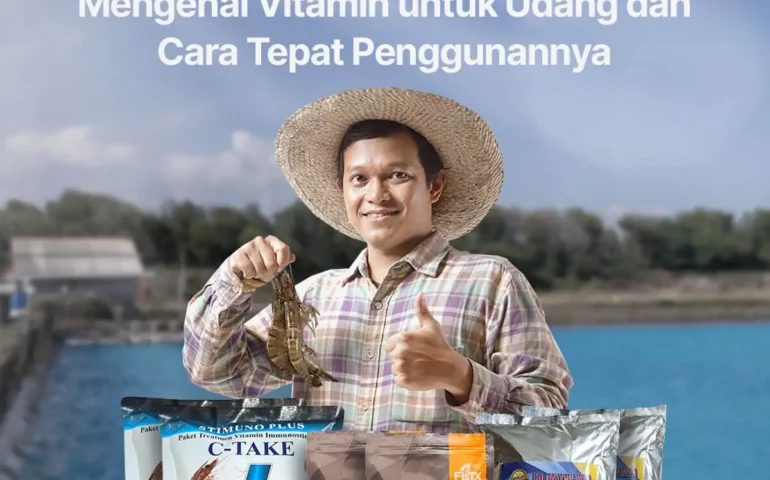 mengenal vitamin untuk udang dan cara tepat penggunaannya