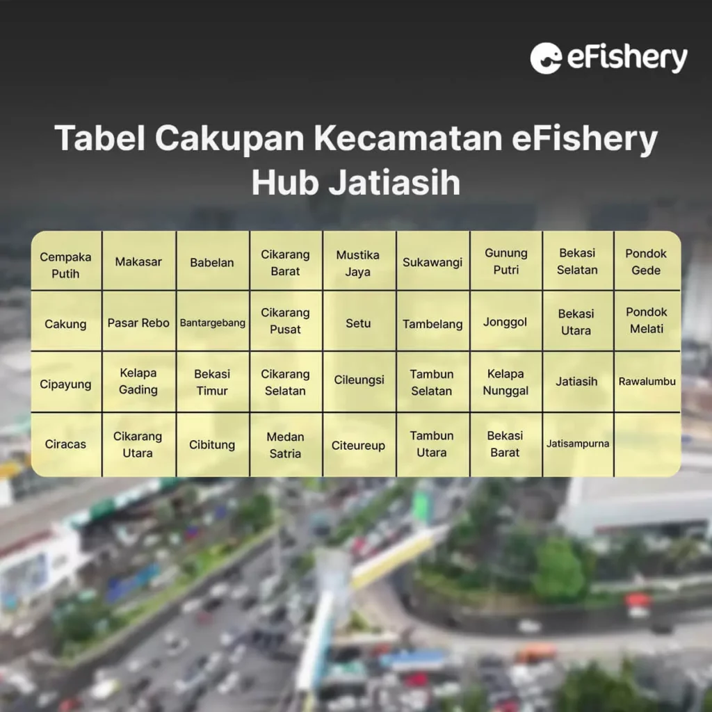 cakupan efishery hub jatiasih