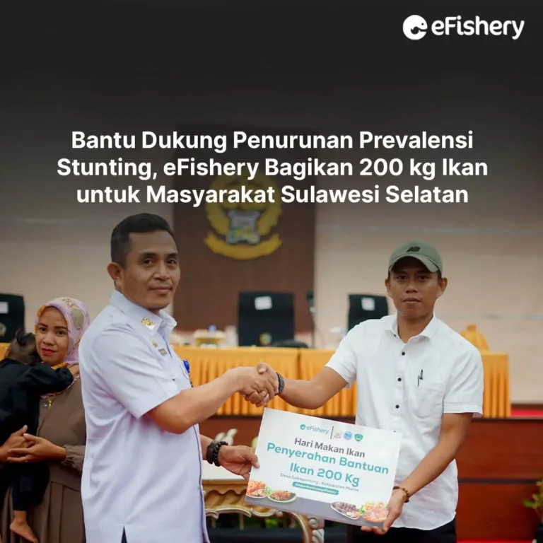 efishery bagikan 200kg ikan untuk masyarakat