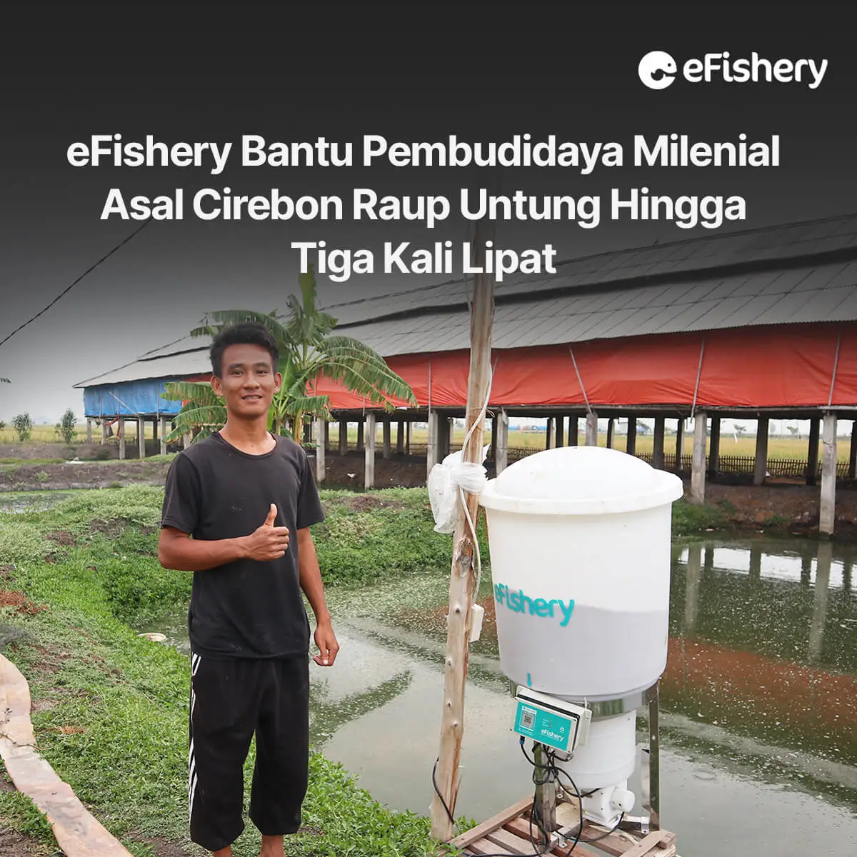 efishery bantu pembudidaya milenial