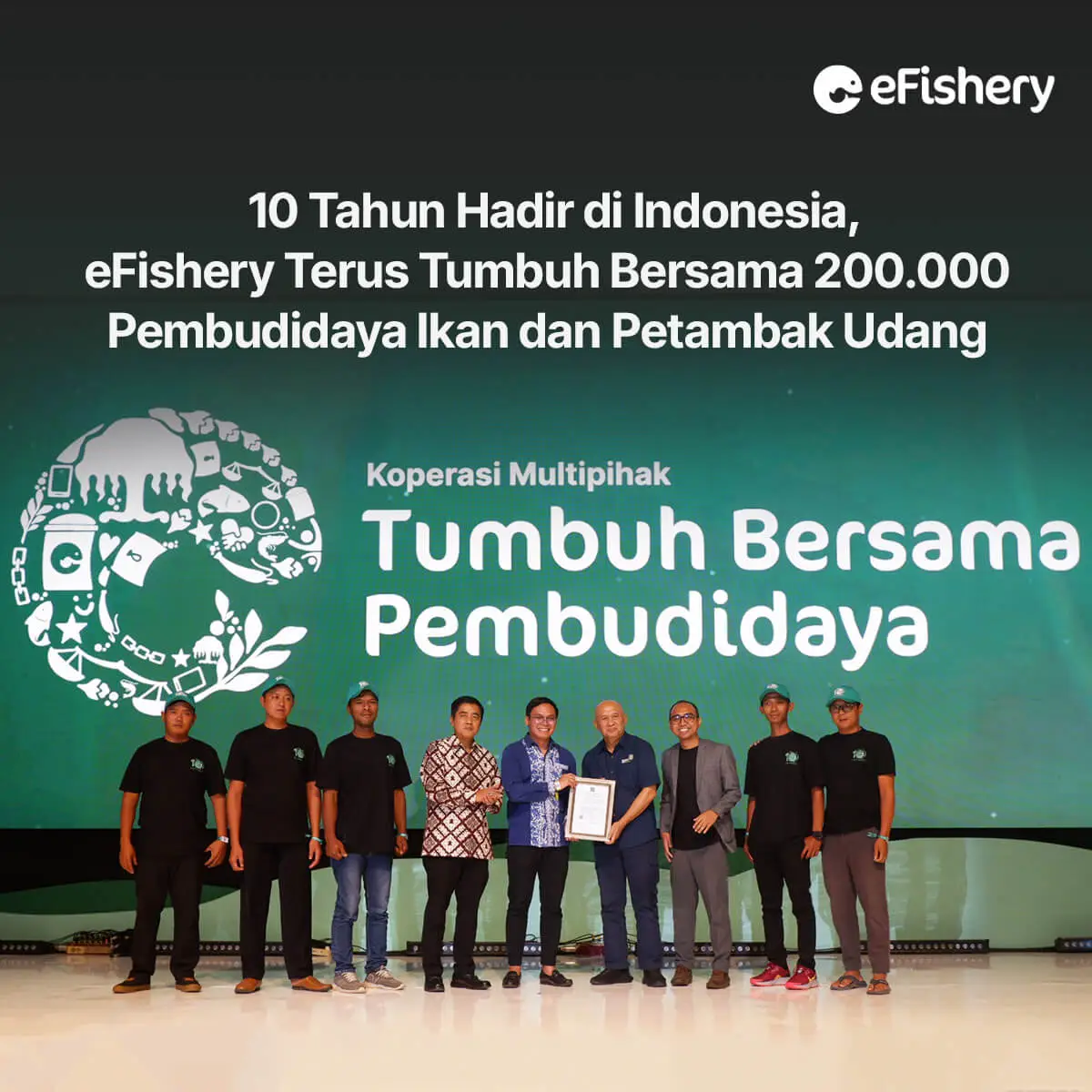 efishery tumbuh bersama pembudidaya