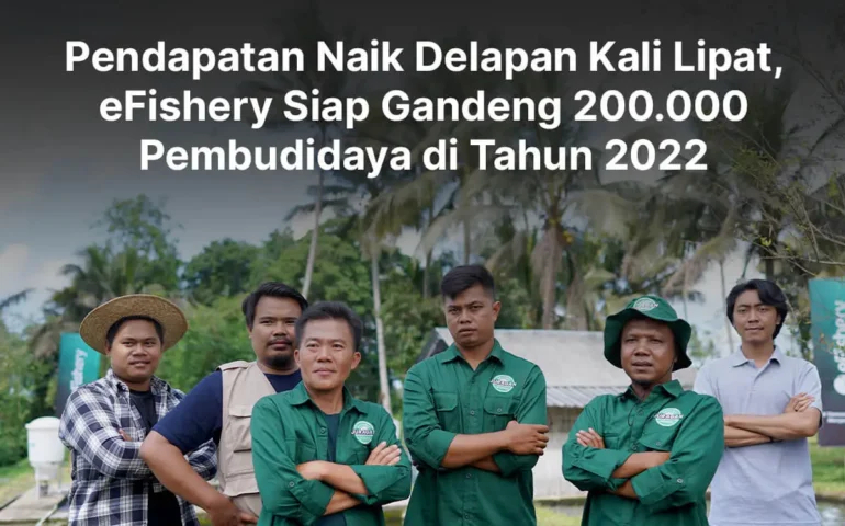 pendapatan efishery naik delapan kali lipat