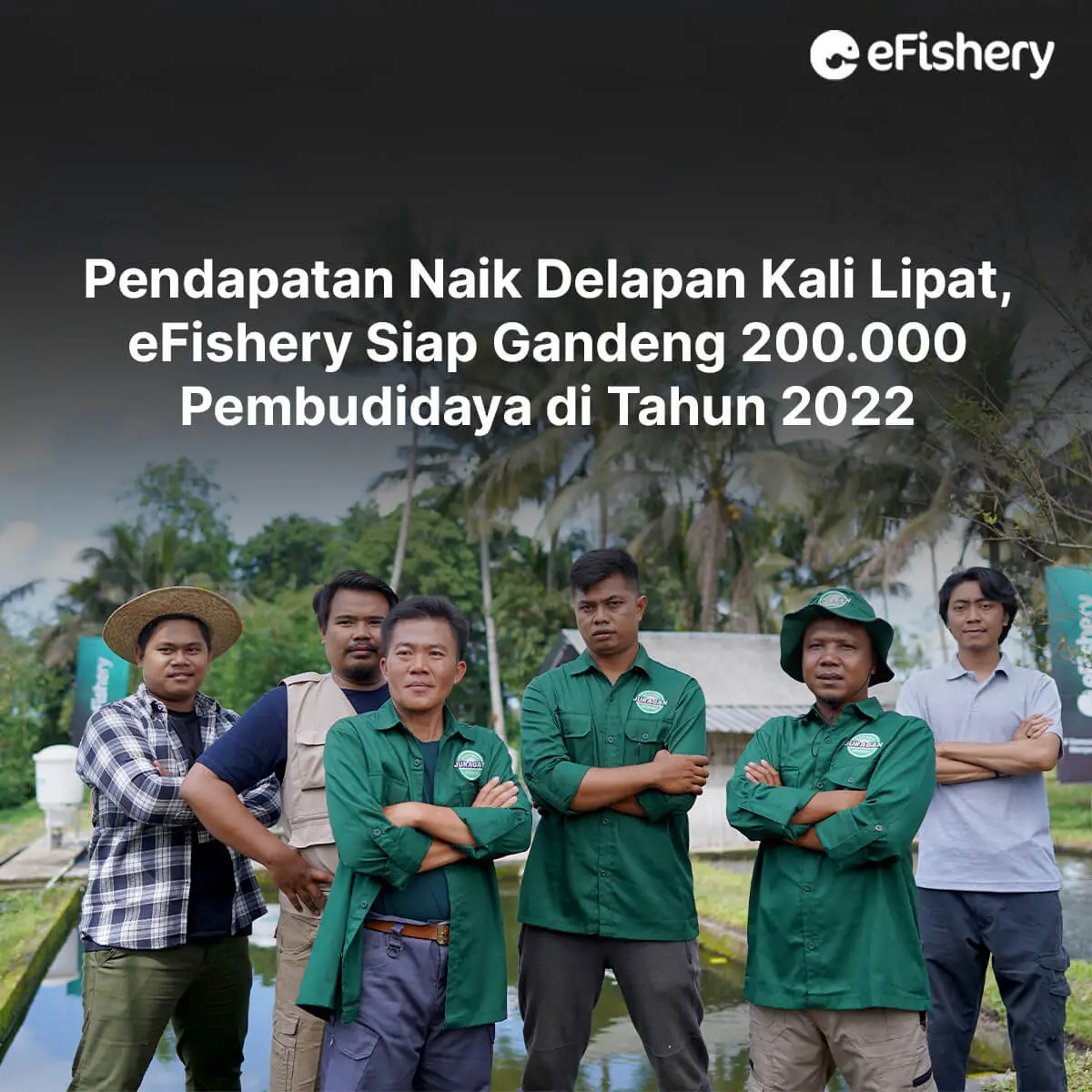 pendapatan efishery naik delapan kali lipat