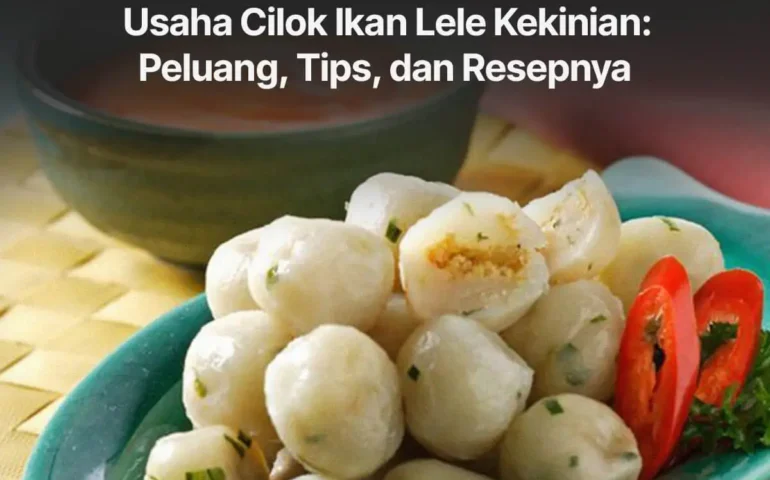 usaha cilok ikan lele