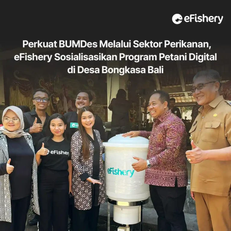 efishery sosialisasikan program petani digital di desa bongkasa bali