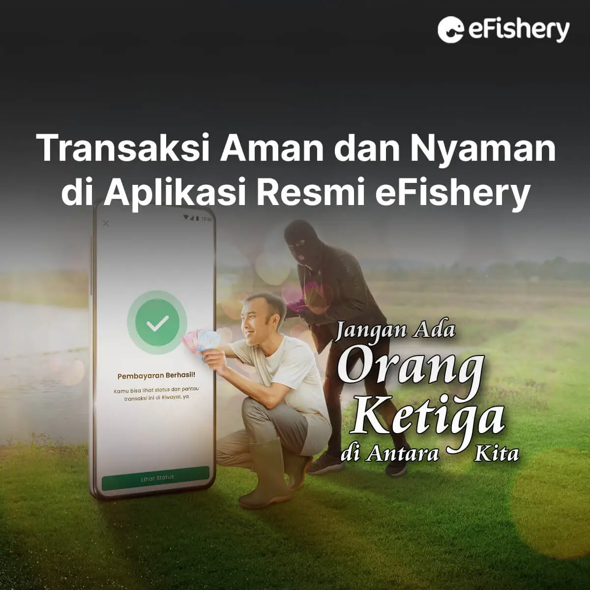 transaksi aman di efishery