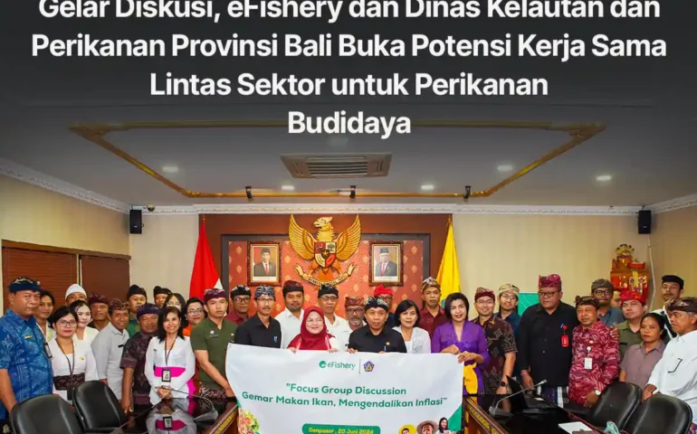 efishery gelar diskusi dengan dinas kelautan dan perikanan bali